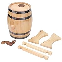 Weinfass Holzfass 1 5L Haushalt Natürliches Weinfass Log Farbe Weinfass Holz (1 5L Natürlich)