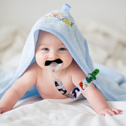 Mumoo Bear Set 3 Baby Pacifier Holder Clip - Pacifier Clip for Boys and Girls Fits for Most Pacifiers - Protects Your Baby - Styles & Baby Teethers & Toys and Gift