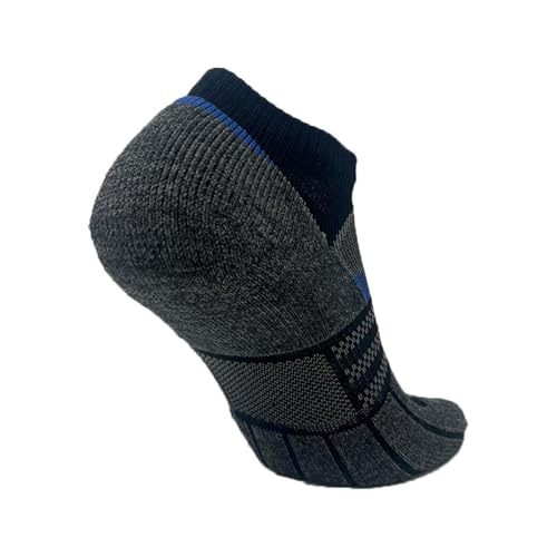 Image of Zensah Wool Running Socks - Soft Cushioned Merino Wool, Moisture Wicking, Anti-Blister - Athletic Socks, Trail Socks