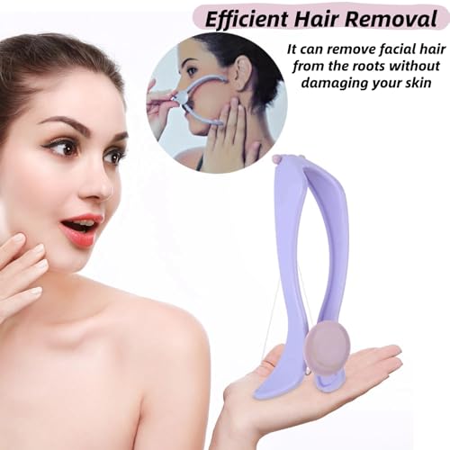 Image of Facial Hair Removal for Women, with Threading Removal Tool, Portable Size for Facial, Neck Hair (Glasses Box)
