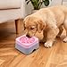 Tressify No Spill Plastic Dog Bowl, Slow Feeder & Raised Design, Ideal for Car Travel