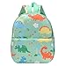 Rucksäcke Für Schule Schön Schule beginnt Saison Niedlicher Mode-Dinosaurier-Druck-Kind-Studenten-Reißverschluss-Karikatur-Schultaschen-Nylon-Rucksack Foto Rucksäcke Leder (Green, One Size)
