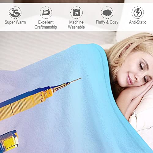 Couverture New York chaude et douce double face pour l'hiver - 4