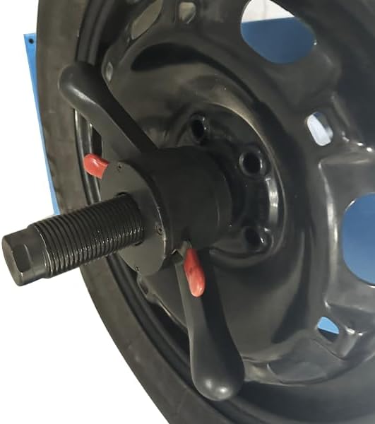 Reverse fitting method for wheel mounting