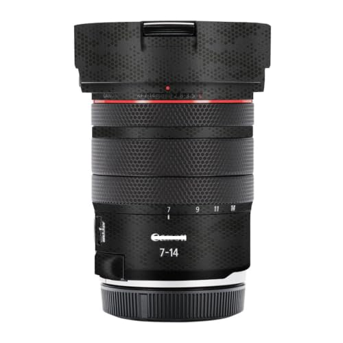 Mebont �J�����A�N�Z�T���[ Canon RF7-14mm F2.8-3.5L FISHEYE STM�Ή� �����Y�ɓK������ی쑕���X�e�b�J�[�ŁA�ώC�����A�ϖ��Ր�������������Y�X�L���ی�t�B�����A����(Mamba Black)