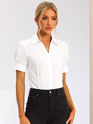 Women's Lounge Summer Short Sleeves Button Down Pajama Shirt Dress Bublédon
