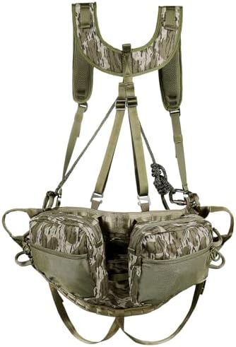 Hunting Saddle, The Gen 3 Hunting Saddle, Comfortable Tree Saddle Hunting System, Includes Bridge, Expandable Saddle, 2 x Tree Saddle Dump Pouch and Saddle Harness