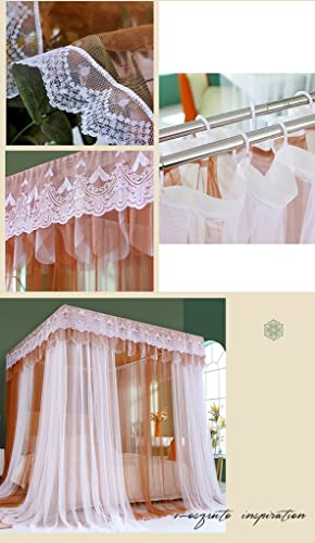 Mosquitera de pie para cama con dosel de matrimonio grande A1 5