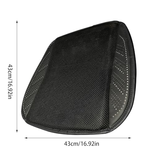 Coussin de siège auto aéré réglable avec ventilateurs pour confort conducteur