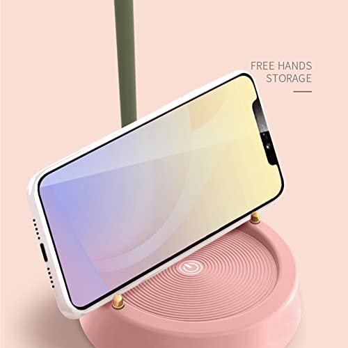 Lâmpada de mesa de flores, luminária de mesa ajustável com flores - lâmpada LED recarregável com toq