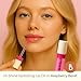 Beauty For Real Lip Revival Hi-Shine Hydrating Lip Oil, Strawberry Fields (Transparent Red) - Lightweight - Non-Sticky, Shiny Finish - Paraben Free, Cruelty Free, Vegan