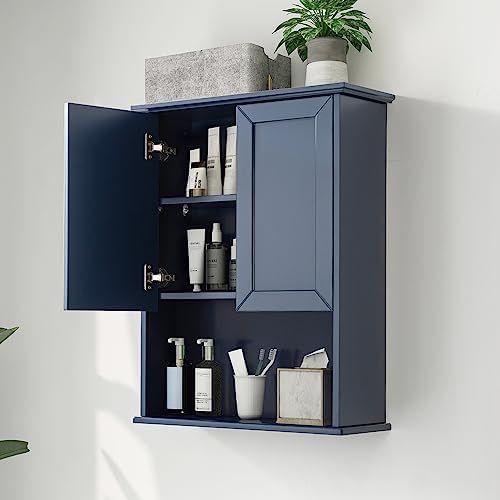 Wyndham Collection Avery WallMounted Bathroom Storage in Dark