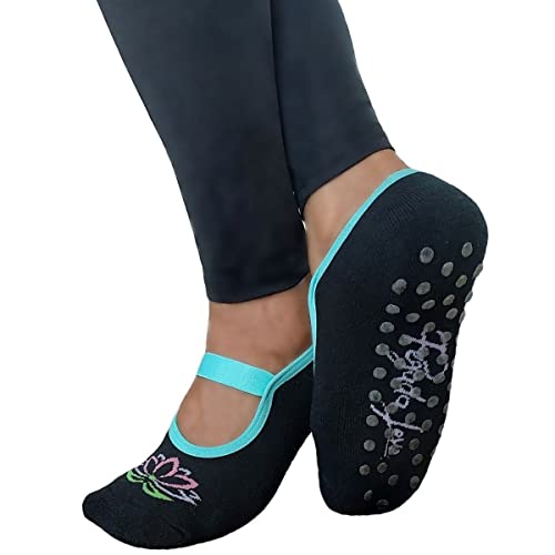 Kit 4 Pares Meia Sapatilha Pilates Fitness Antiderrapante