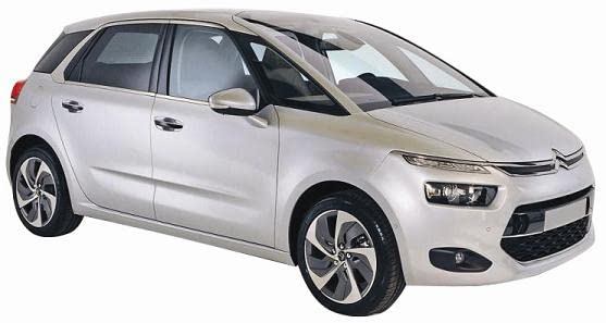 CG94 Retrovisor eléctrico térmico con faro izquierdo [lado del conductor] para coche: C4 Picasso - Calota para pintar - 6 pines