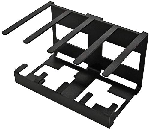 Secure It Gun Storage AR Magazine Holder: 4 Mag Holder, Steel Bracket, Perfect to Store Spare 5.56 Mags, Easy Clip to Grid Wall