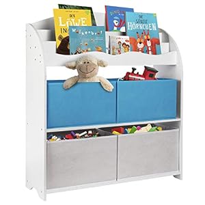 ONVAYA Kinder-Bücherregal Finn Weiß