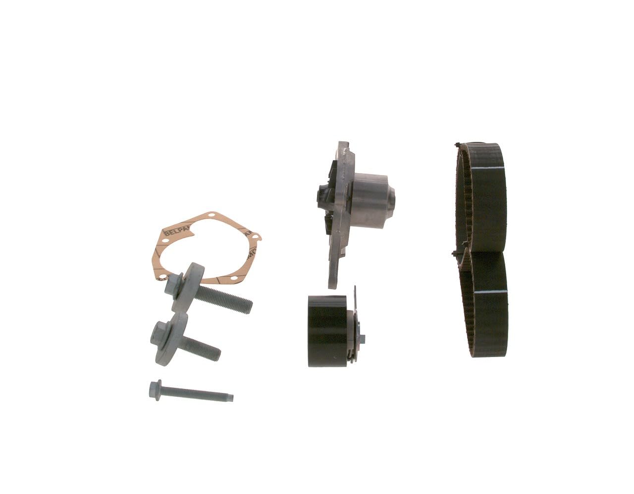BOSCH 1 987 946 982 Bomba de agua + kit de correa de distribución Número de dientes: 123 27 mm Compatible con RENAULT GRAND Scénic 3 JZ0/1 Clio 3 Hatchback BR0/1, CR0/1 Twingo 2 CN0, NISSAN