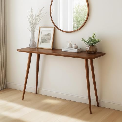 Image of 120cm Long Wooden Console Table for Living Room | Side Entrance Table for Home (120 * 30 * 77 Cm)