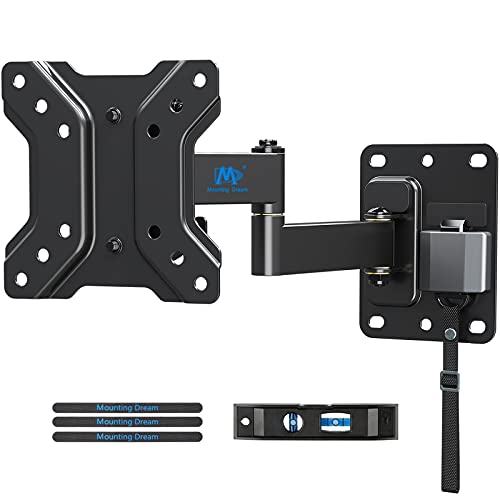 Mounting Dream Soporte de Pared TV Giratorio Inclinable Bloqueable para Caravana/Remolque/Barco para la Muchos los 10-26 Pulgadas LED, LCD y OLED TVs hasta 10kg, MAX. VESA 100x100mm (MD2209-03)