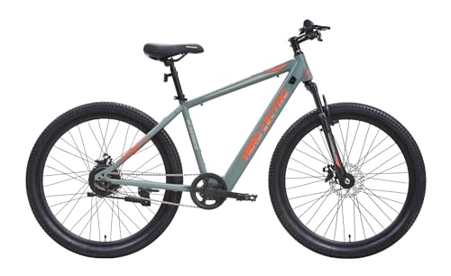 Image of Hero Lectro H5 27.5T Single Speed Electric Cycle | 250W BLDC Motor | 36V /2A (Li-ion) 5.8Ah Battery | Speed Upto 25 Kmph | 98% Assembled Cycle (Orange)