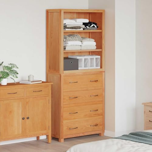 Genérico Conjunto de Muebles de Almacenaje Marrón Madera de ingeniería, Armarios y Almacenamiento Marrón,3328628