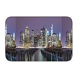 Escenarios aplicables: perfecto para baños, tocadores, casas de vacaciones, baños principales, baños de niños, habitaciones de invitados y más, este tapete añadirá un toque de elegancia y funcionalidad a cualquier espacio.