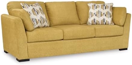 Signature Design by Ashley Keerwick Scandinavian Sofa with 4 Toss...