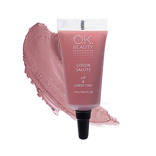 Color Salute Lip n Cheek Tint – Long Lasting Velvet Finish Lip Care & Blush in 6 trendy colors – Multipurpose Paraben Free Makeup, Cosmetics (Cocoa) - OK Beauty