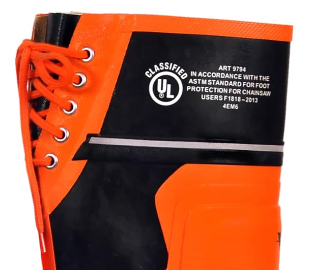 Viking Class 2 Ultra Flexible Chainsaw Boots - Protective Grade 1 Steel Toe Safety Shoes For Men with Slip-Resistant Soles3