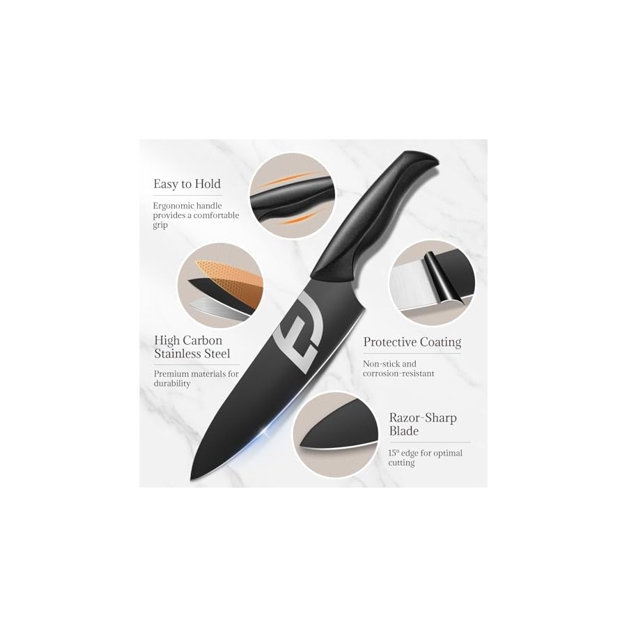 Emojoy-Knife-Set-16-Pieces-Black-Knife-Set-for-Kitchen-with-3-Stage-Professional-Sharpener-and-Cutting-Board-Super-Sharp-High-Carbon-Stainless-Steel-Kitchen-knives-Ergonomic-Handle-All-Black Emojoy Knife Set, 16 Pieces Black Knife Set for Kitchen with 3-Stage Professional Sharpener and Cutting Board, Super-Sharp High Carbon Stainless Steel Kitchen knives, Ergonomic Handle, All Black