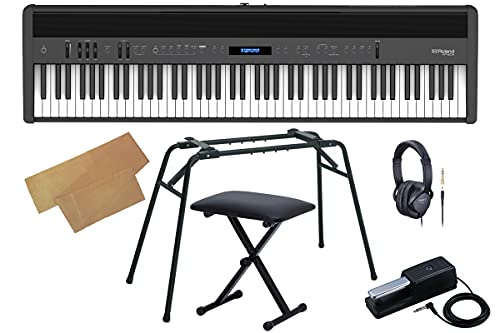 Roland ���[�����h/FP-60X BK�y �L�[�{�[�h�x���`�Z�b�g�z�u���b�N �d�q�s�A�m(FP60X)