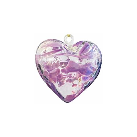 February Birthstone Glass Heart - Amethyst Cover
