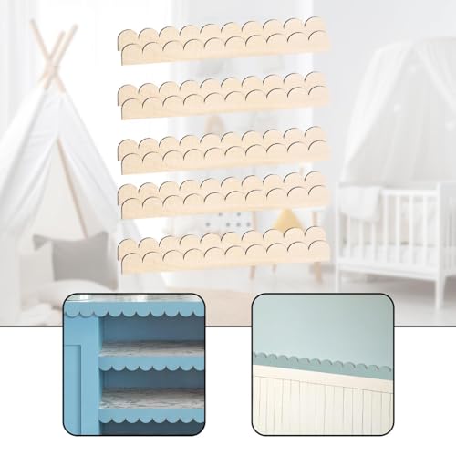 Decorativas de madera seleccionada pack de 10 piezas pulidas de 40 cm para alta decoración 8