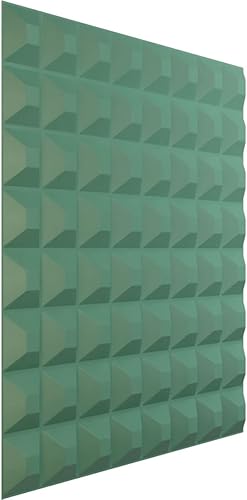 Miniatura 2 de Ekena Millwork Bradford EnduraWall 19 58 pulgadas de ancho x 19 58 pulgadas de alto, panel de pared decorativo 3D de niebla marina (cubre 2.67 pies