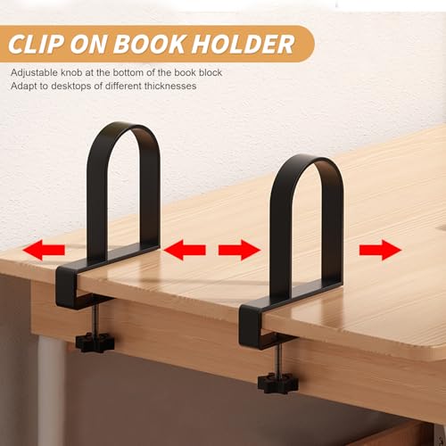 Buchstützen Metall, Bookends Verstellbare, Buchstütze für Regal, Rutschfester Bücherstützen Metal für Schreibtisch Büro Schule Zuhause Bibliothek, Schwarz, 1 Paar