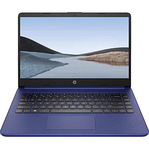 Image of 2021 Newest HP Premium 14-inch HD Laptop, Intel Dual-Core Processor Up to 2.8GHz, 16GB RAM, 64GB eMMC Storage, Webcam, Bluetooth, HDMI, Wi-Fi, Blue, Windows 10 with 1 Year Microsoft 365 (Renewed)