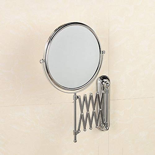 Miroir de maquillage double face pour éviter les mauvaises postures au rasage