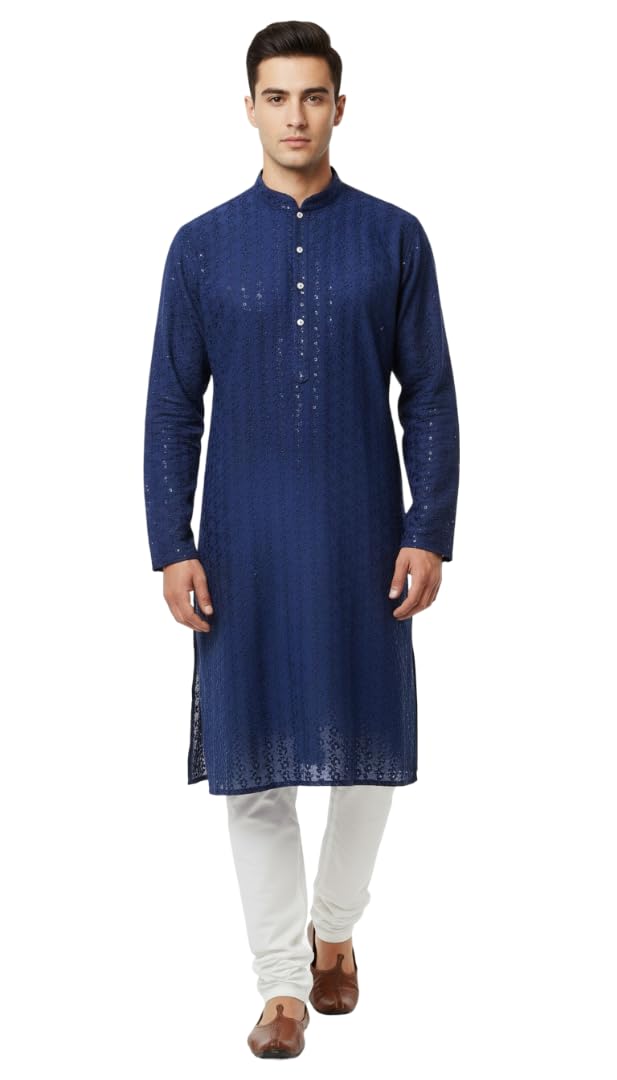 haji salim Men's Kurta Pyjama Set/Kurta Pajama for Men-picture-31
