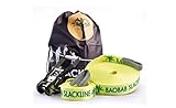 Kit Slackline Cruise Cinta 13 Metros Alça Catraca E Bolsa