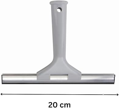 Elliott Multi-Purpose Window Squeegee perfect for streak free cleaning on Windows, shower screens, cars and mirrors, Aluminium frame housing a 20cm rubber squeegee with an ergonomic Grey Handle.