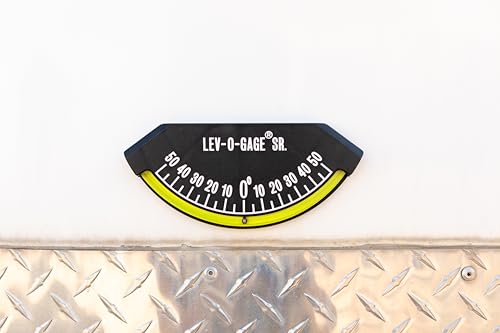Sun Company Lev-o-gage Sr. Inclinometer and Tilt Gauge - Level for RV, Trailer, Camper, or 5th Wheel | Made in USA Leveling Gauge with High-Bond Adhesive - Thumbnail 5