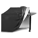 STTC Gasgrill-Abdeckung, Wasserdicht und UV-Proof 210D Oxford BBQ Grill Abdeckhaube BBQ Grillabdeckung Gasgrill Schutzhülle Abdeckhaube, Schwarz,190x71x117cm