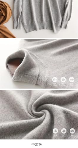 Men Turtleneck Cashmere Cotton Blend Pullover Jumper Vetement Homme Sweater4