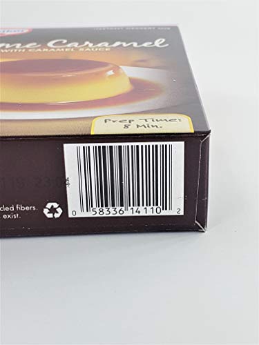 Dr Oetker Flan Creme Caramel Dessert, 3.7-Ounce (Pack of 6)