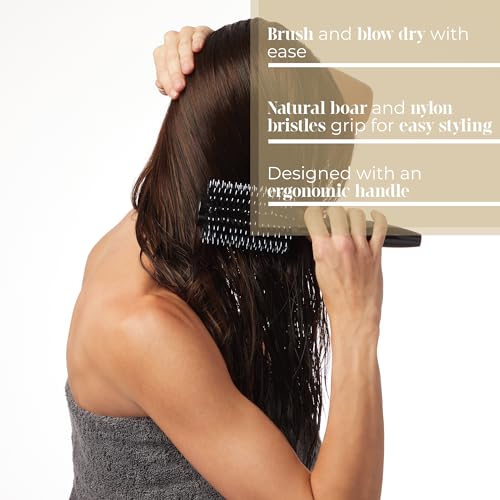 Sally Hershberger Large Round Brush, Premium, Salon-Tested, Volumizing and Smoothing Barrel Hair Brush - Image 3