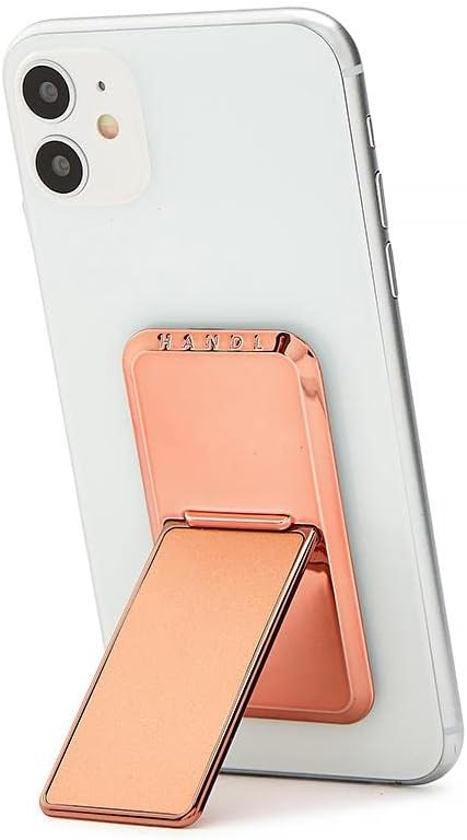 HANDL New York Rose Gold Heart HANDLstick Grip and Stand for Smartphone