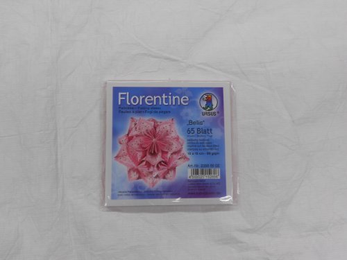 Ludwig Bähr Faltblätter Florentine Bellis 80g/qm 10x10cm VE=65 Blatt M