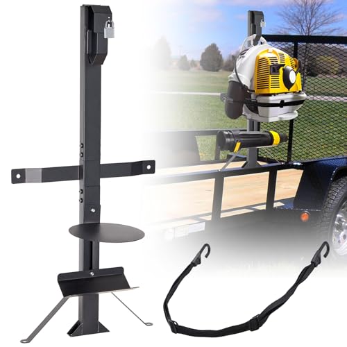 Pindex Heavy Duty Backpack Blower Rack for Trailers