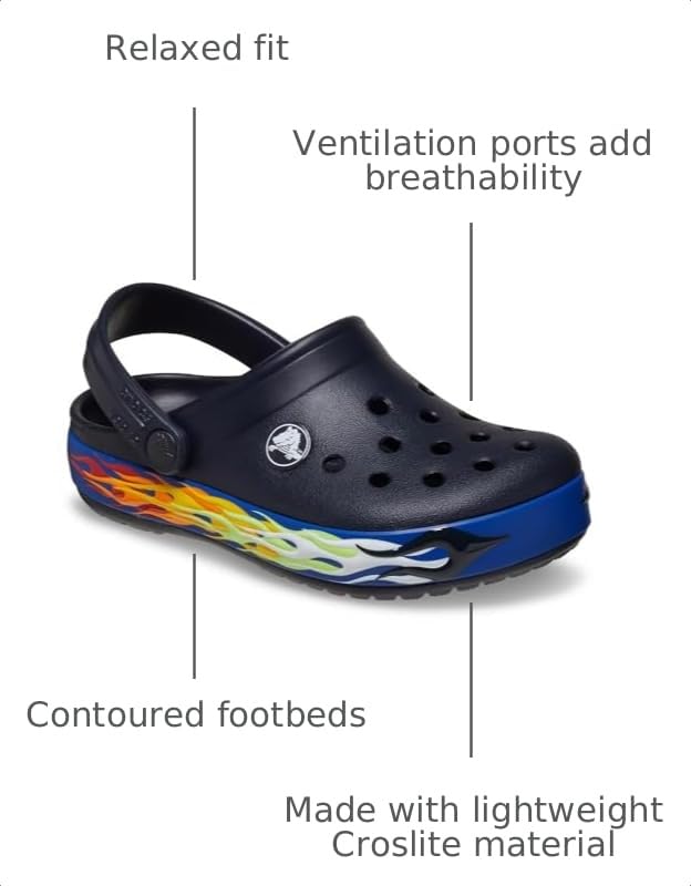 Image of Crocs Boys' Crocband Cars Lightning McQueen Light Up Clogs