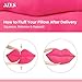 AELS 3D Large Lips Throw Pillows, Soft Decorative Love Pillows, Velvet Cute Pillow, 24 x 12 inches for Couch, Sofa, Bed, Living Room, Bedroom, Vivid Pink